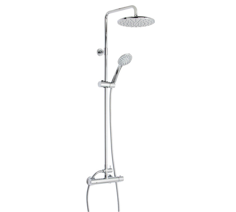 GENEBRE CT67110 19 OSLO Fixed Thermostatic Column with Shower Equipment