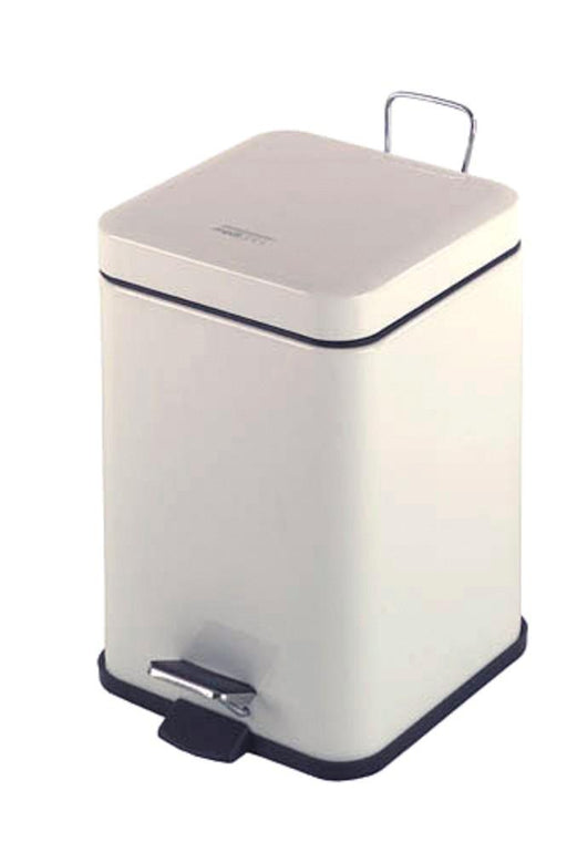MEDICLINICS PP1214 Cubo Pedal Cuadrado 14,5L. Epoxi Blanco 5 a 7 Días Mediclinics 
