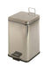 MEDICLINICS PP1206C Cubo Pedal Cuadrado 6L. Inox Brillo 5 a 7 Días Mediclinics 