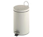 MEDICLINICS PP1312 Cubo Pedal Redondo 12L Pint.Blanco 5 a 7 Días Mediclinics 