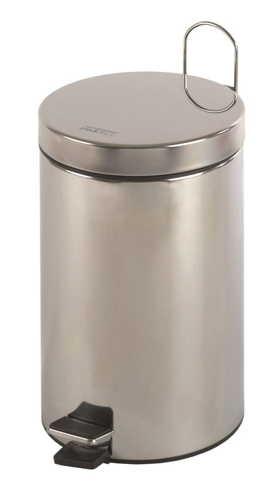 MEDICLINICS PP1303CS Cubo Pedal Redondo 3L. Inox Satinado 5 a 7 Días Mediclinics 