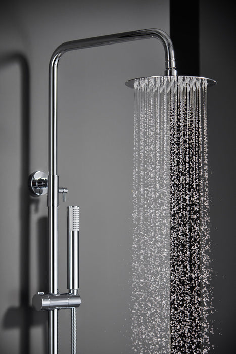 IMEX BDM039 MONZA Conjunto Grifo Monomando de Ducha Telescópico Cromo