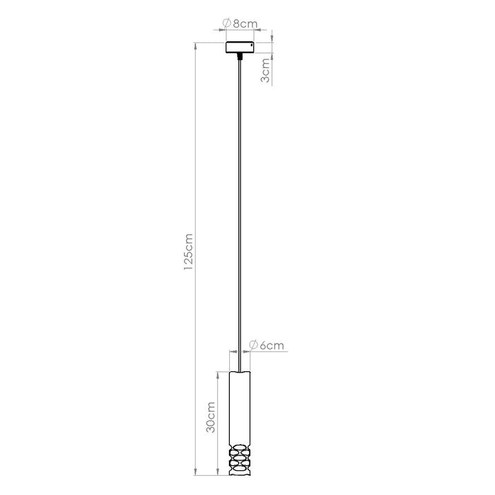 SOLLUX SL.1691 Lámpara colgante LIRO 1 blanco blanco