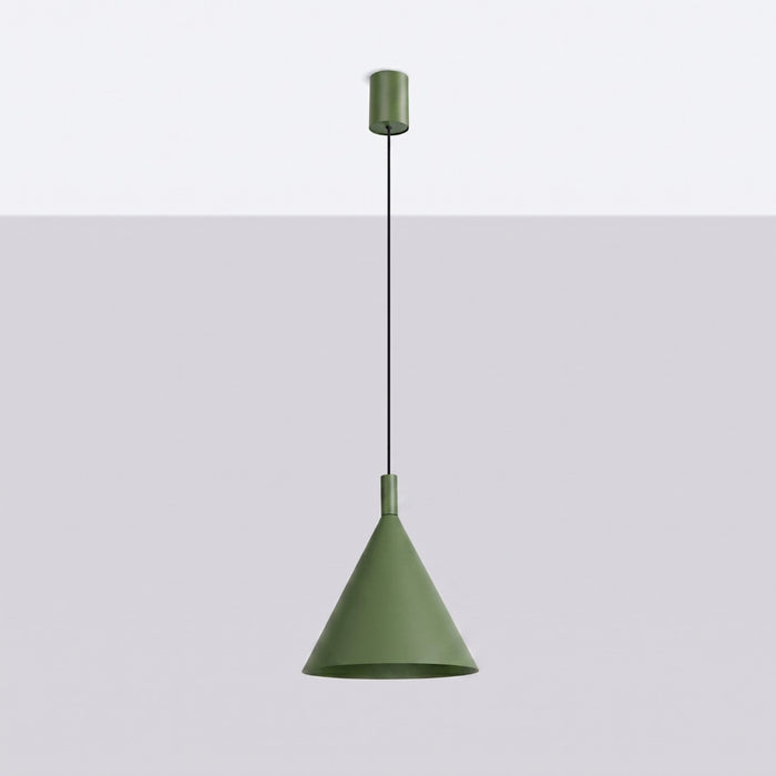 SOLLUX SL.2525 Lámpara colgante NOX 25 verde oliva