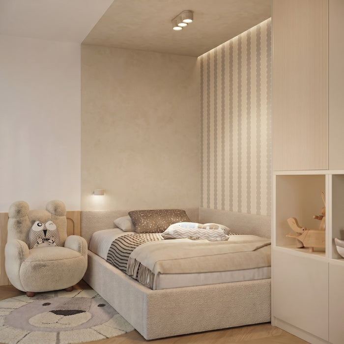 SOLLUX SL.2614 Aplique de pared AURA beige Gx53