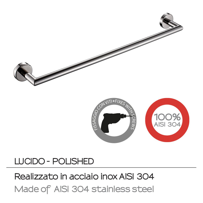 GEDY 50216013000 PROJECT Toallero 60 cm Cromo