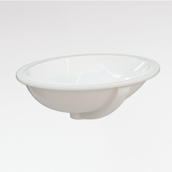 VALADARES 18327002 OVAL Sink Under Counter White