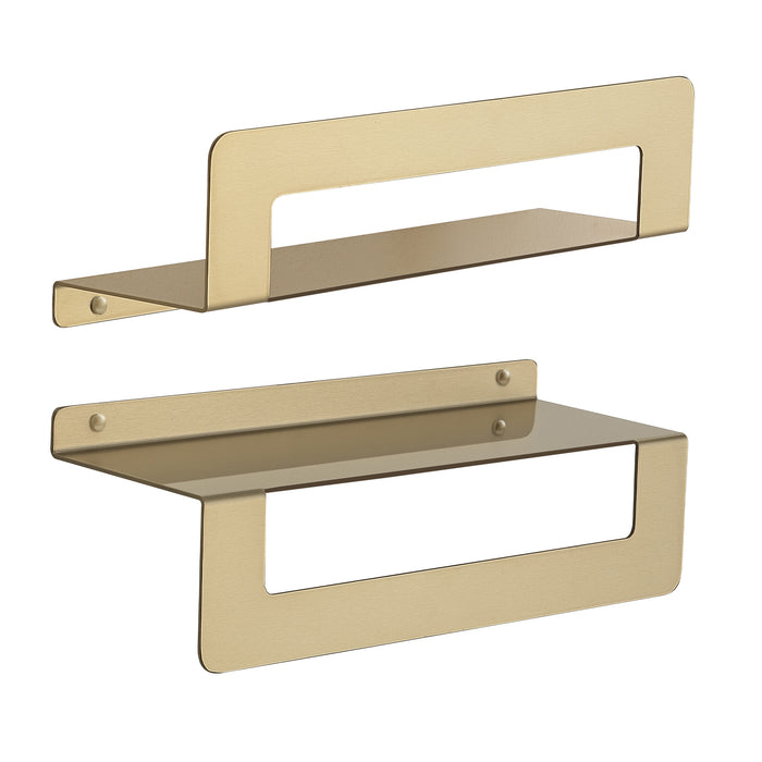 GEDY 20198830000 CLEO Estante toallero 30 cm oro mate