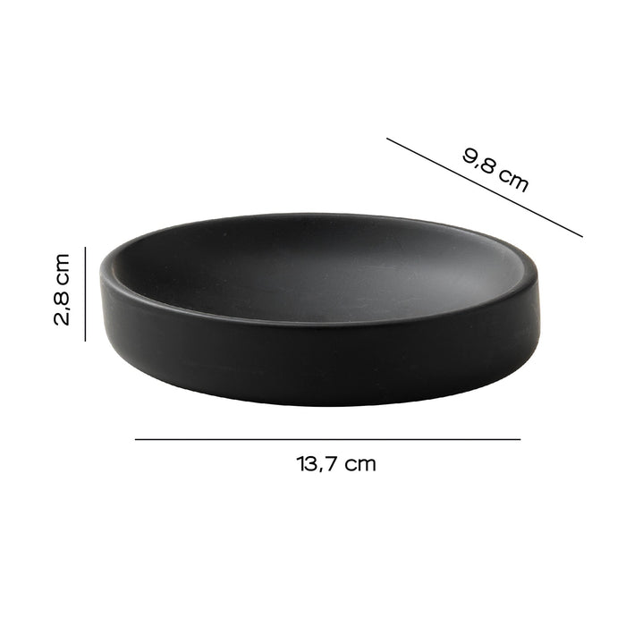 GEDY BR111400000 BRENDA Matte Black Soap Dish