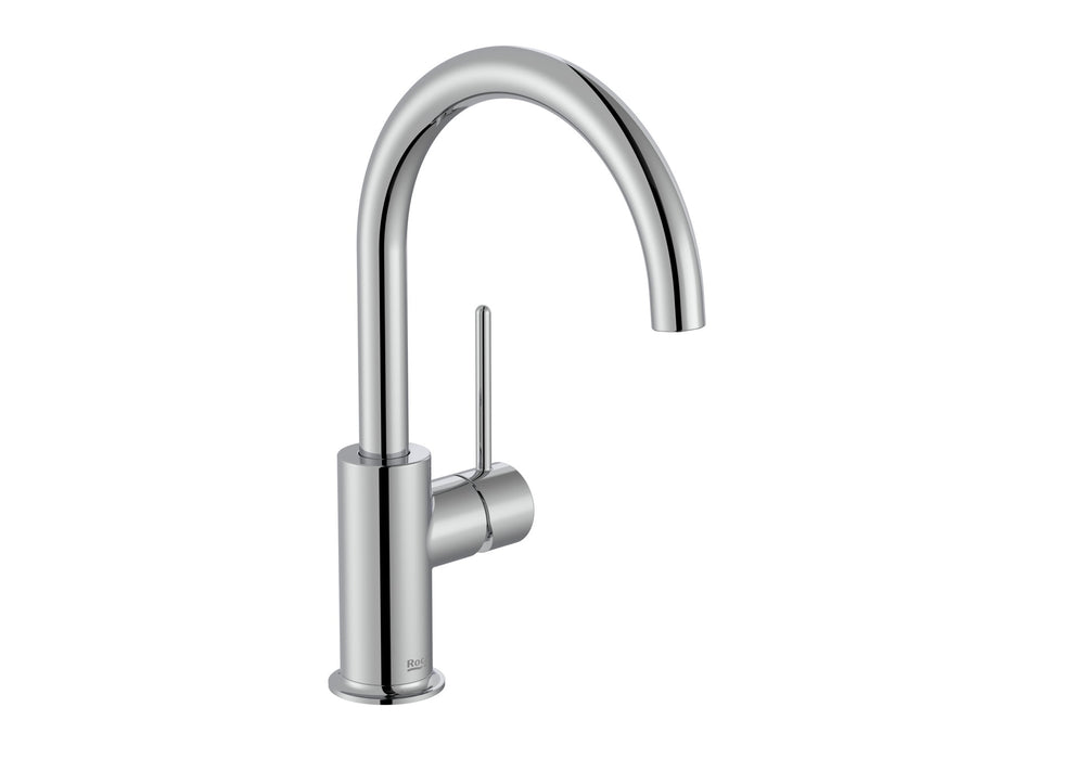 ROCA A5A4A3FC00 NU Grifo Monomando Lavabo con Maneta Lateral Cold Start Maneta Pin Cromo