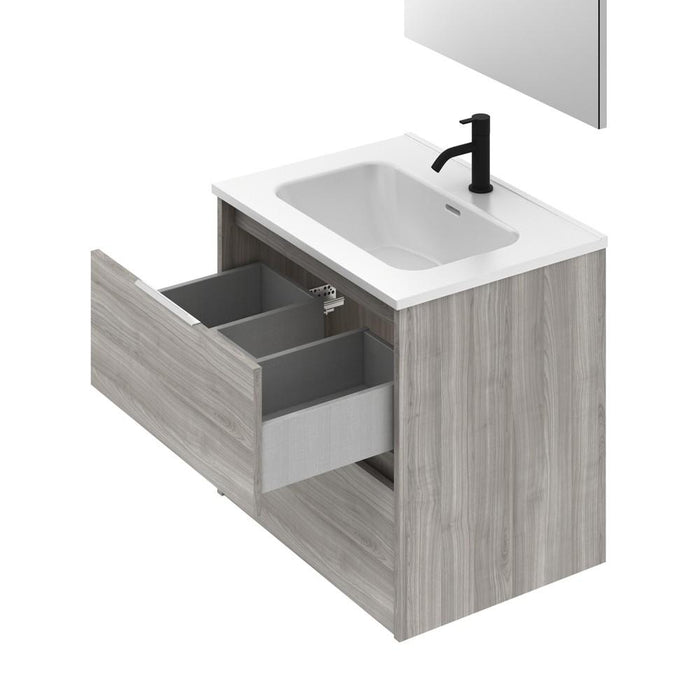 AMIZUVA C0073830 SUKI Complete Set 2 Drawers 60 Sanded Gray