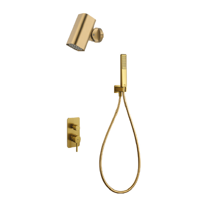 IMEX GPT064-T/OC TOSCANA-AREZZO Monomando Conjunto Empotrado Oro Cepillado