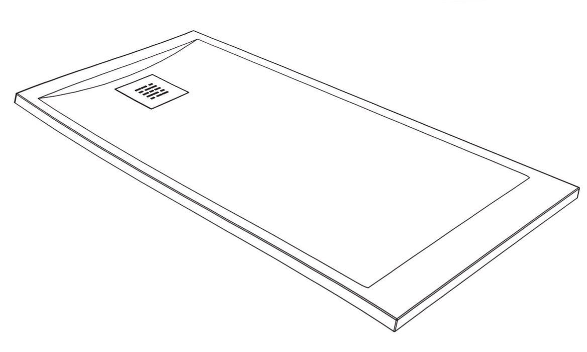 BATHME STYLO Plato De Ducha Blanco
