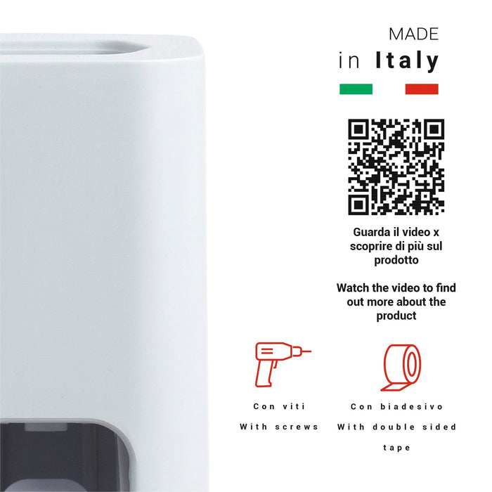 GEDY 63852200000 SEVENTY Matte White Dispenser