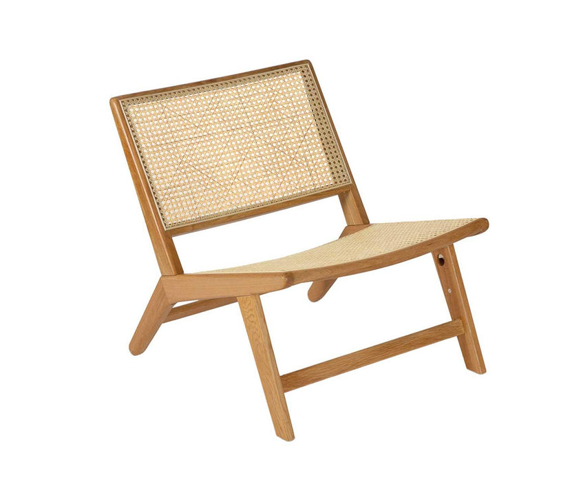 ANDREA HOUSE MU73122 Sillón Bali Madera Roble 60x72x67,5  cm