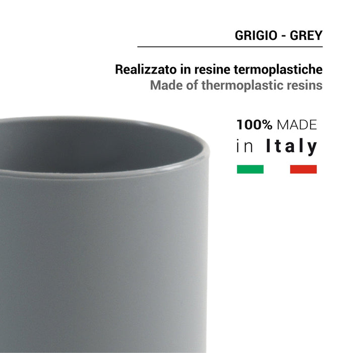 GEDY SH980800300 SHARON Gray Toothbrush Holder