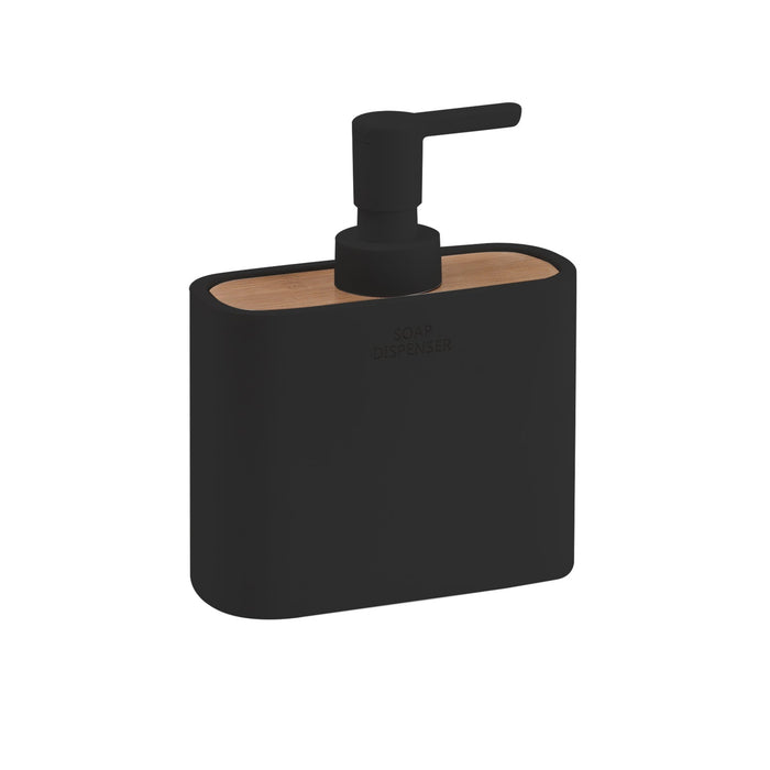 GEDY 13801400300 NINFEA Matte Black Dispenser