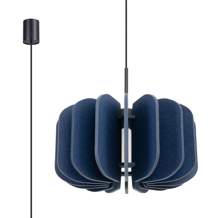 SOLLUX SL.1862 Lámpara colgante MULA 45 azul marino azul marino/negro