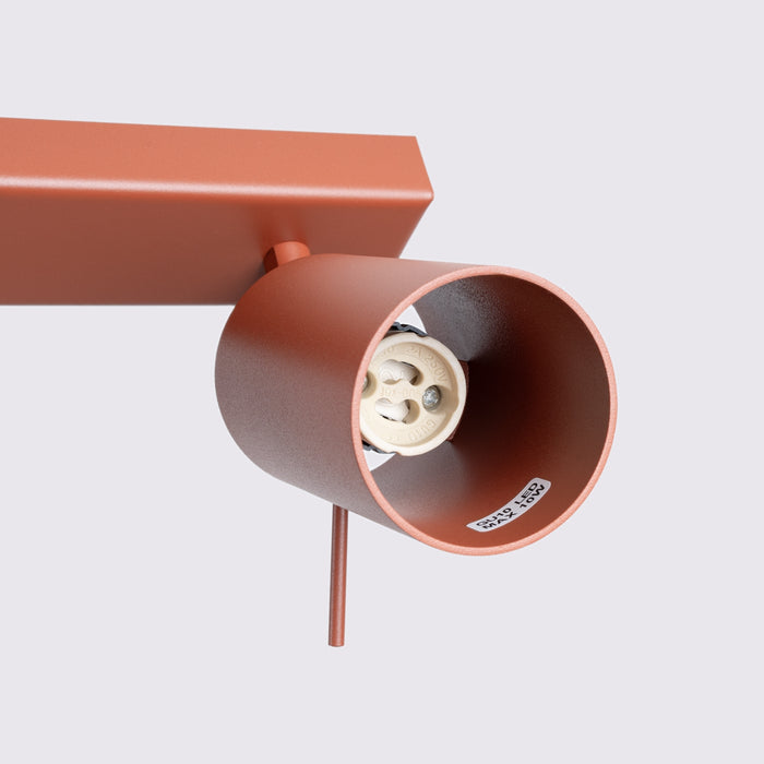 SOLLUX SL.1511 Plafón RING 6L rojo ocre ocre rojo