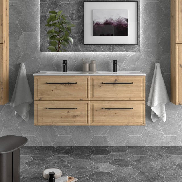 SALGAR 121799 RUNA Mueble+Lavabo IBON 120cm Roble