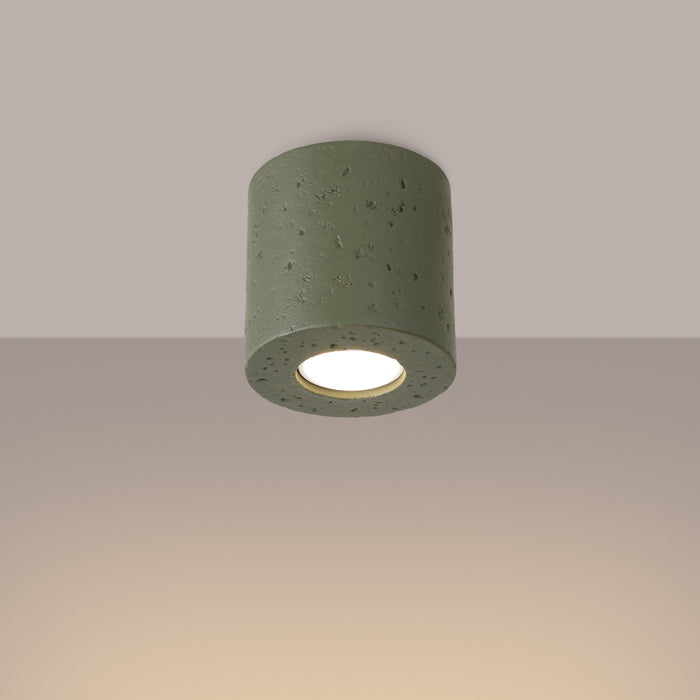 SOLLUX SL.1841 Lámpara de techo ORBIS hormigón verde oliva verde oliva