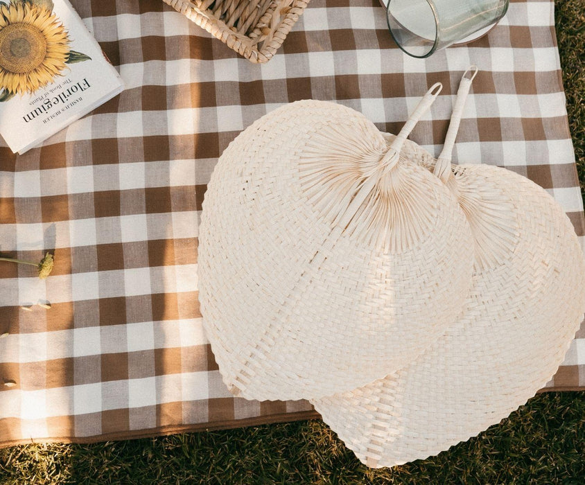 ANDREA HOUSE MS22046 Mantel Vichy Marrón 140x240 CM