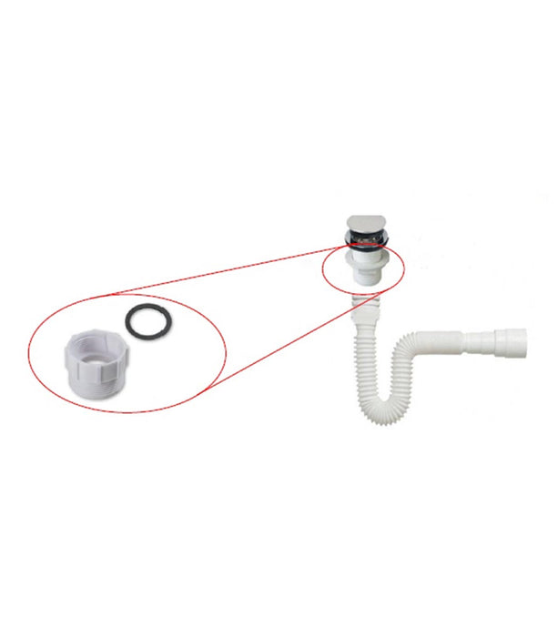 ARCOBAÑ 40ADSI  Adaptador Sifón 1/4 - 1/2