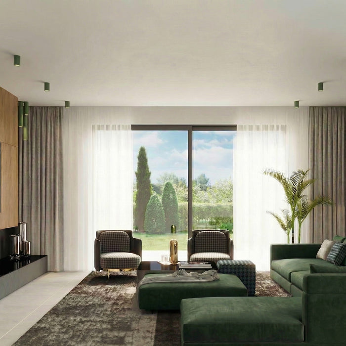 SOLLUX SL.2071 Plafón LAGOS 10 verde oliva