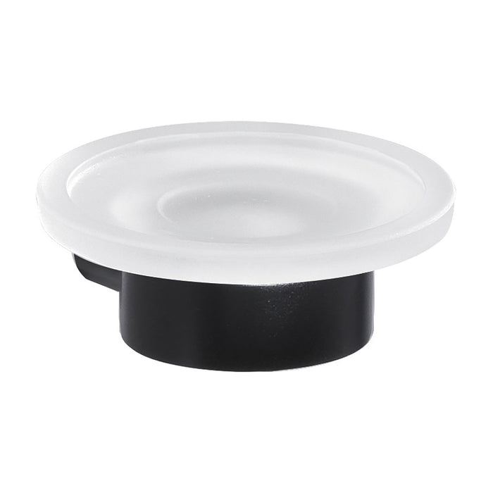 GEDY PI111400100 PIRENEI Matte Black Soap Dish