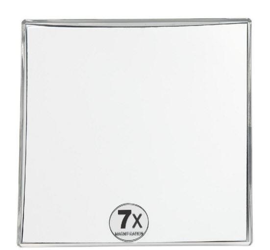 ANDREA HOUSE BA14280 Espejo Ventosa Acrílico X7 Aumentos