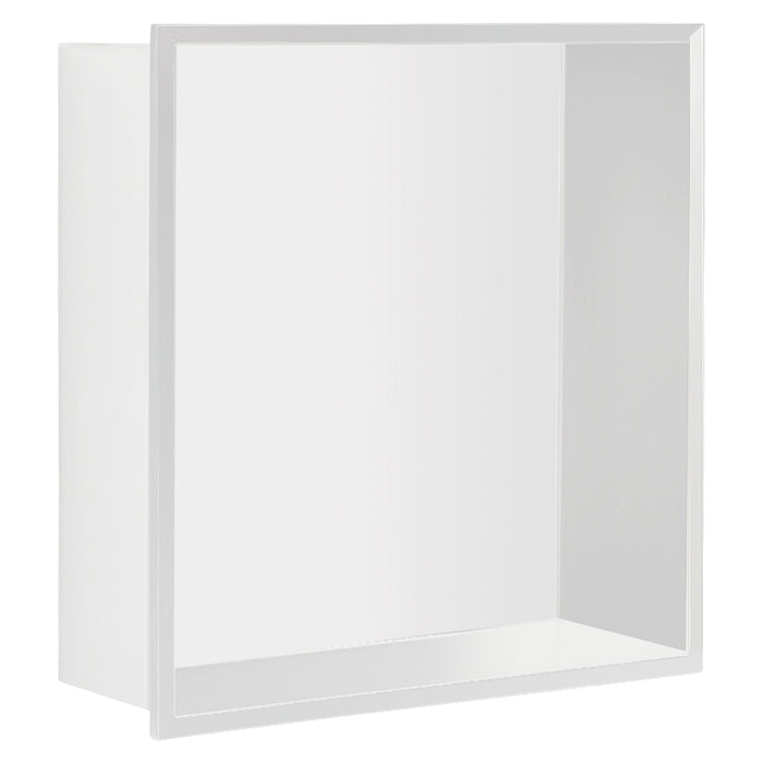GEDY 24910200000 GUEST Hornacina 30 cm empotrada pared-ducha cuadrado blaco mate