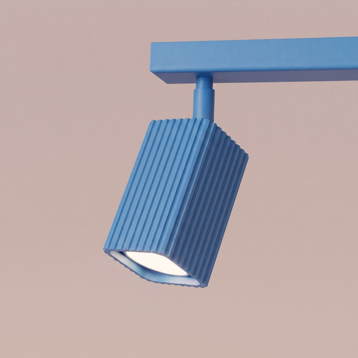 SOLLUX SL.3291 Lámpara De Techo Rayo 3L Azul Celeste