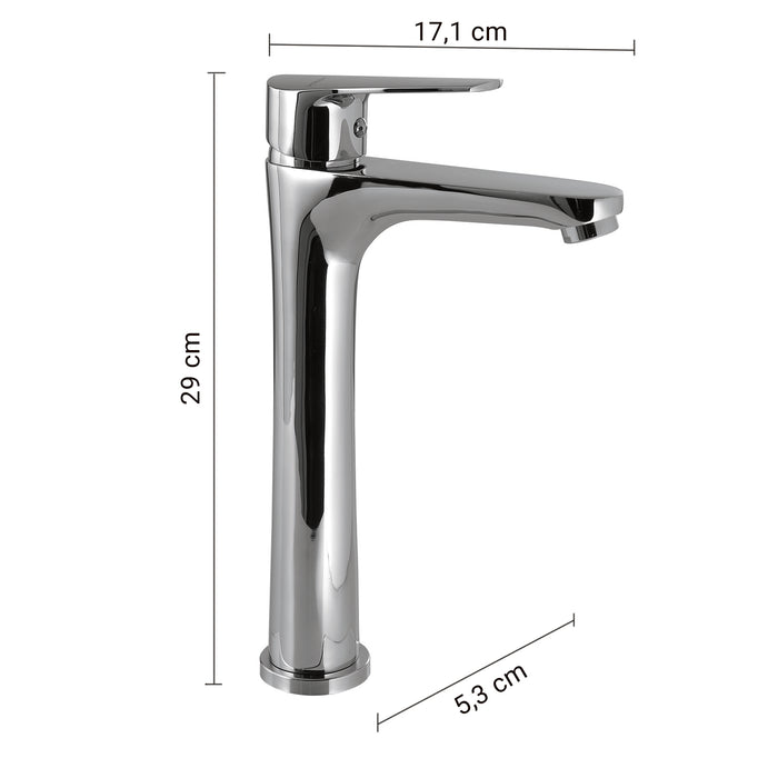 GEDY MXCO0213000 COMO Grifo alto de lavabo cromo