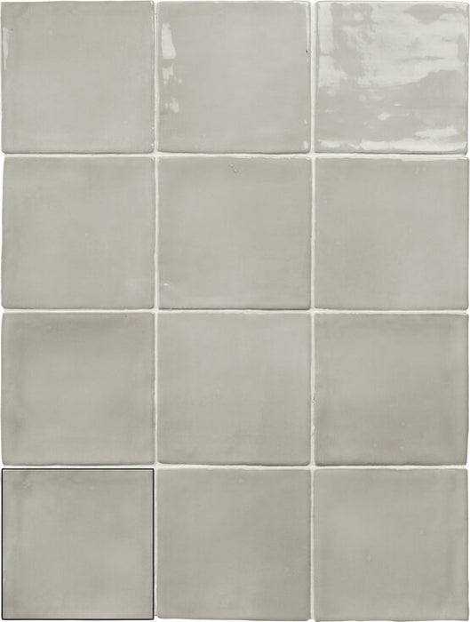 CARMEN A039199 SEVILLE GREY 10x10 Azulejo Esmaltado