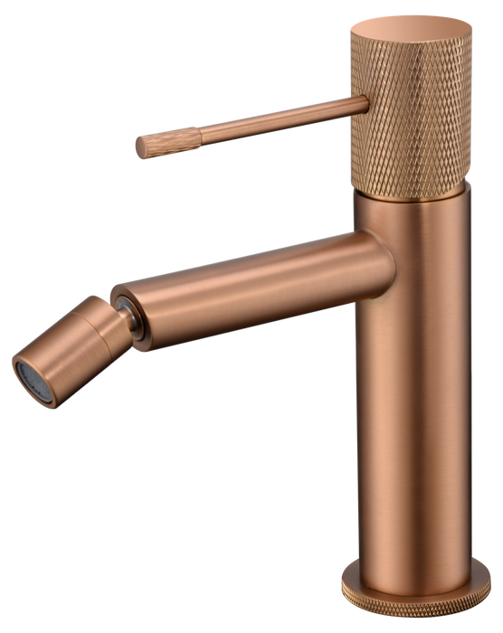 IMEX BDD038-2ORC LINE Monomando Bidé Oro Rosa Cepillado