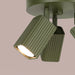 SOLLUX SL.3180 Lámpara De Techo Rayo 3P Verde Oliva