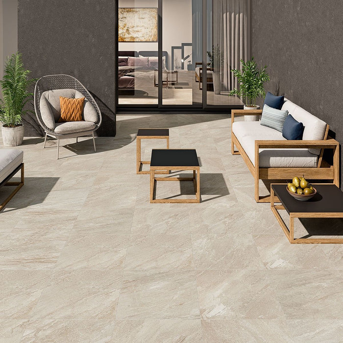 STN ROCKVILLE BEIGE 37x75 Porcelánico Esmaltado Antideslizante
