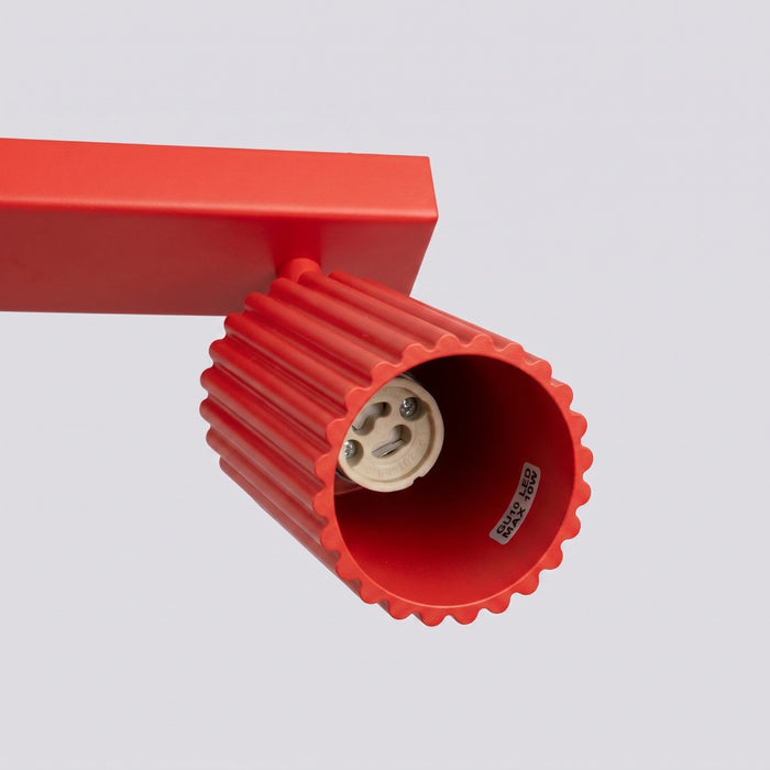 SOLLUX SL.2368 Plafón KARBON 4L rojo