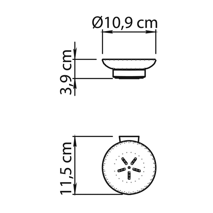 GEDY TN111300000 TONALE Jabonera Cromo