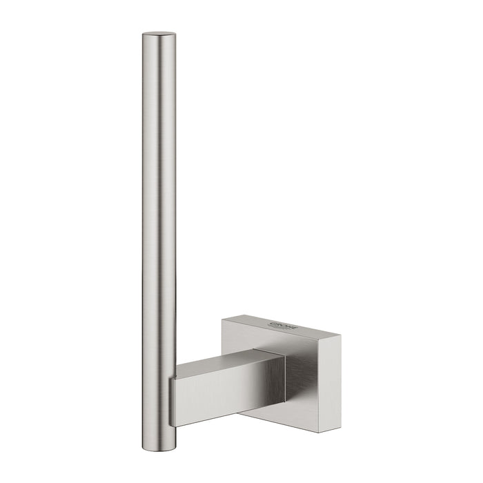 GROHE 40 623 DC1 ESSENTIALS CUBE Wall Toilet Paper Holder Supersteel