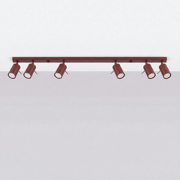 SOLLUX SL.2164 Plafón RING 6L burdeos