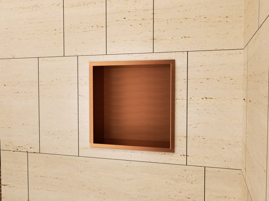 MEDIMEX HOR001/ORC ATLANTIC Hornacina 33x33 Oro Rosa Cepillado