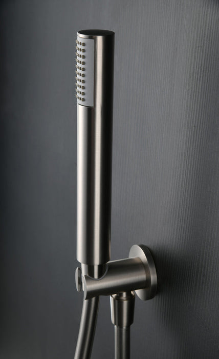 IMEX GPM039/NQ MONZA Single-Handle Built-in Shower Faucet 2-Way Brushed Nickel Color