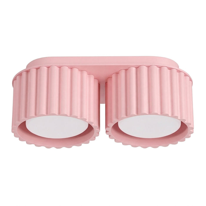 SOLLUX SL.2407 Plafón AURA 2 rosa Gx53
