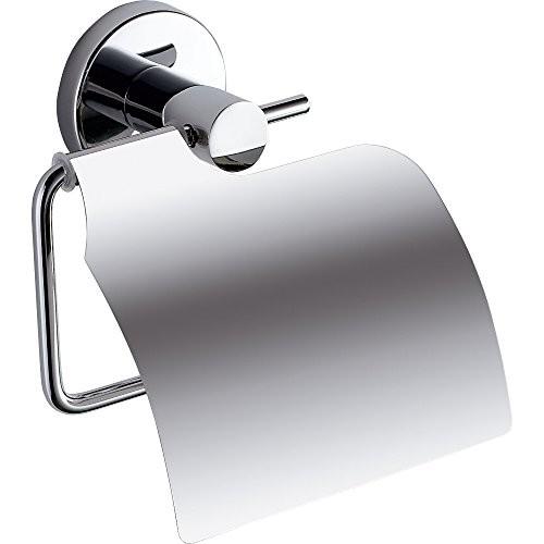 GEDY FE251300100 Felce Toilet Paper Holder with Cover Chrome