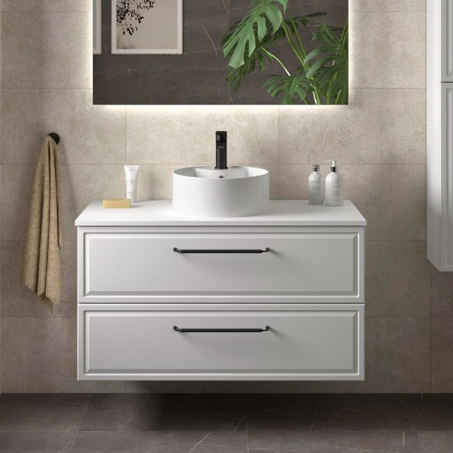 SALGAR RUNA Mueble+Lavabo LISBOA Color Blanco Mate