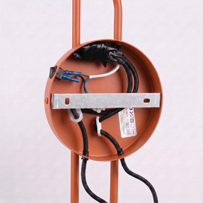 SOLLUX SL.2511 Aplique de pared NOX 2 ocre rojo con interruptor
