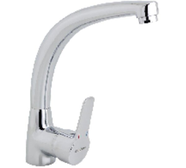 GENEBRE 61203 41 45 66 BASIK Grifo Monomando Fregadero Caño Conformado Cromo