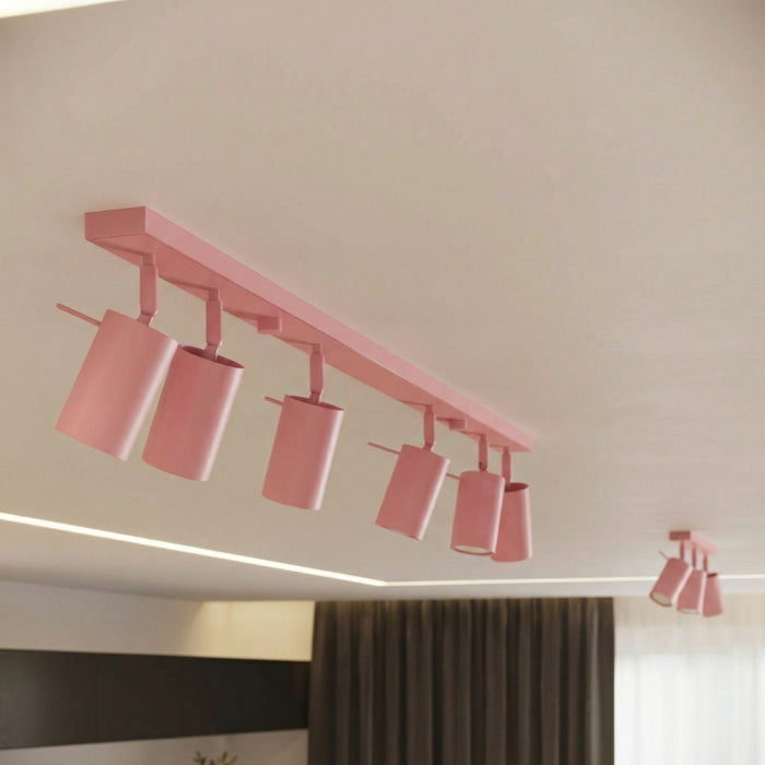 SOLLUX SL.2175 Plafón RING 4L rosa