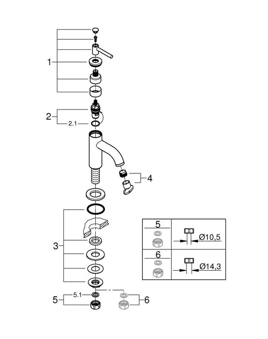 GROHE 27 597 003 TEMPESTA 110 Teleducha 2 chorros Cromo